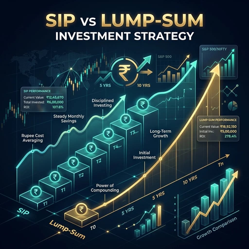 SIP vs Lump-Sum: The 20-Year Mathematical Truth for Indian Investors