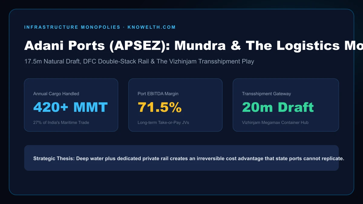 Adani Ports (APSEZ): Mundra Infrastructure & The Transshipment Moat
