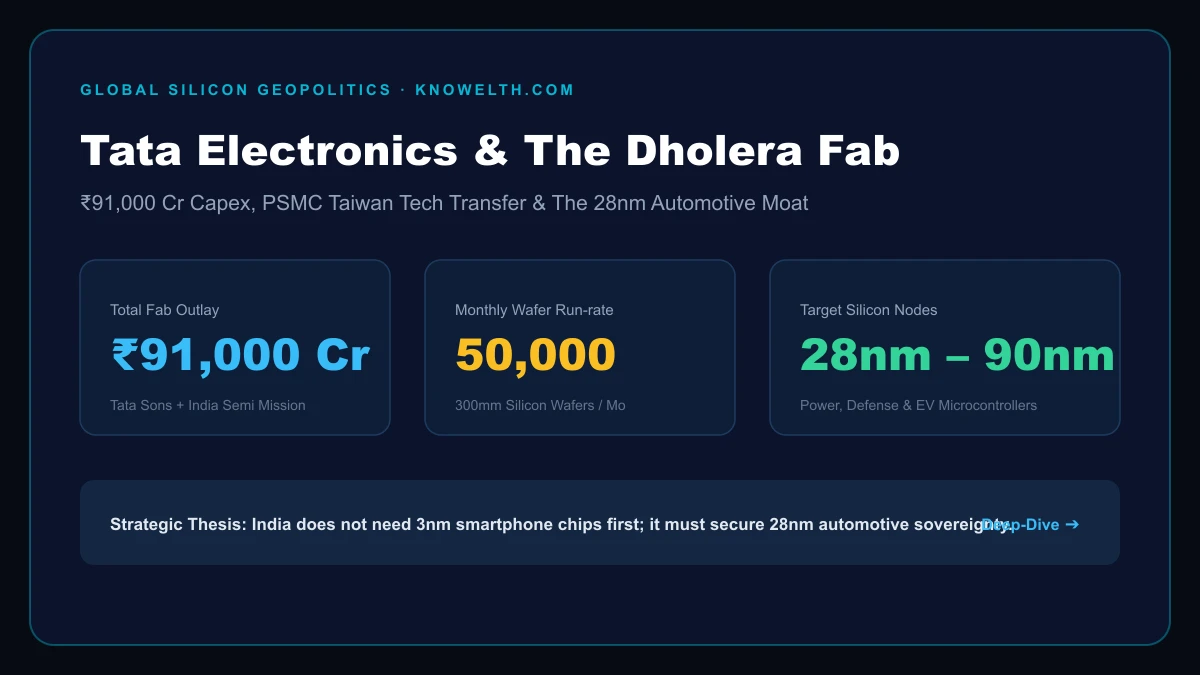 Tata Electronics & Dholera Fab: India's Chip Ambition