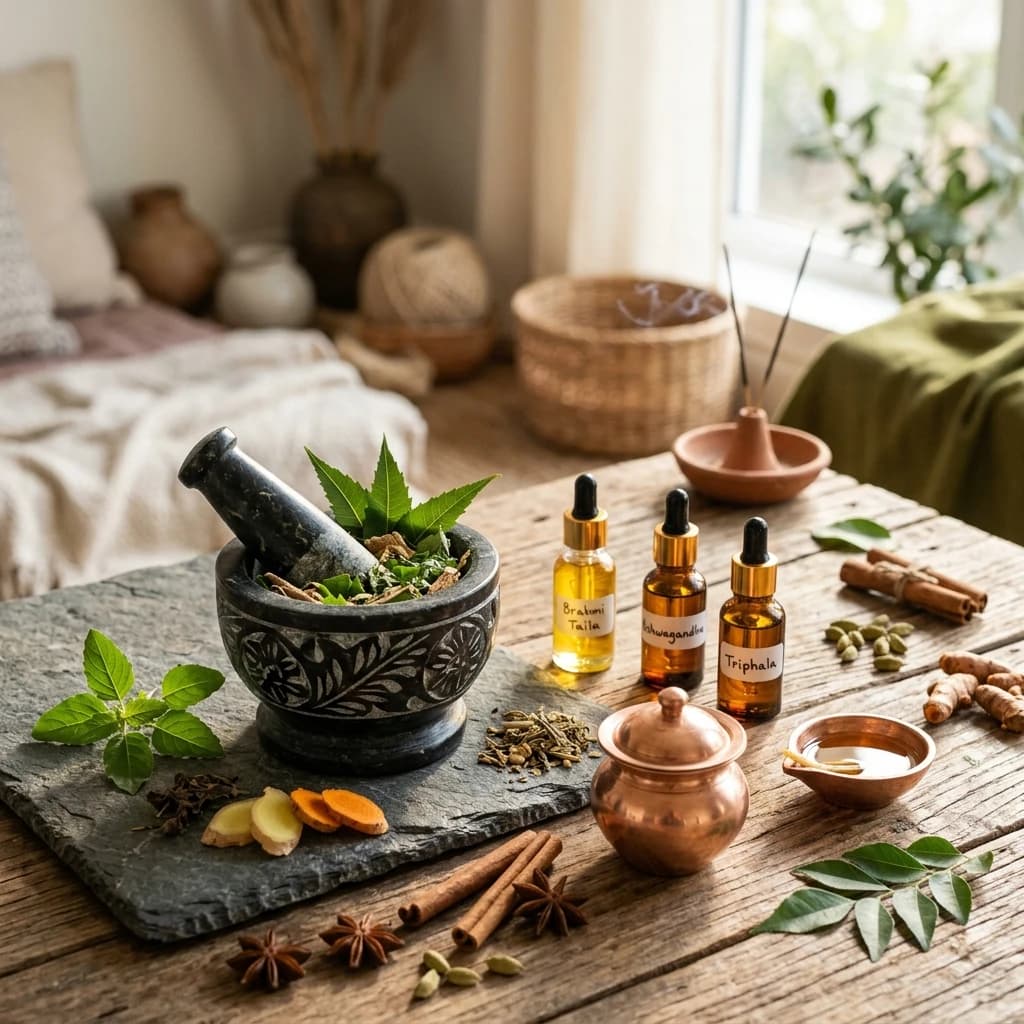 Modern Clinical Validation of Ayurveda: Lodhra for Hormonal & Skin Health, Abhyanga for Vagus Nerve Regulation, and Ayurvedic Chrononutrition