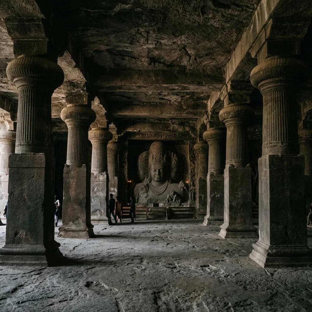 Symphonies in Basalt: Unearthing the Elephanta Caves, Gondeshwar Temple, and Thousand Pillar Temple