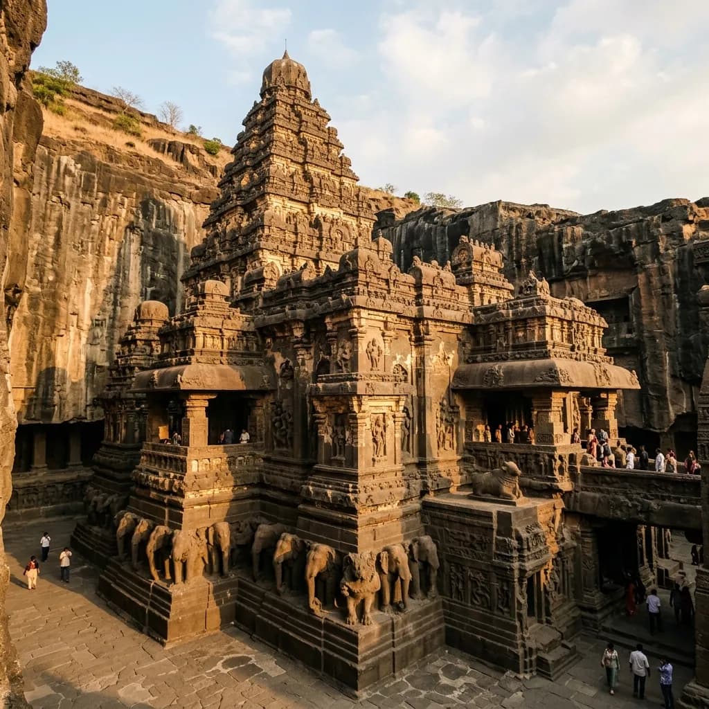 Monoliths, Soapstone, and Solar Chariots: India’s Architectural Marvels of Ellora, Halebidu, and Konark
