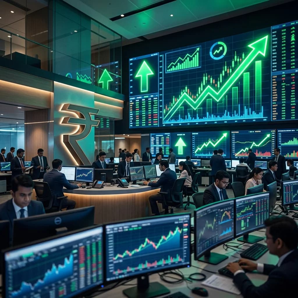 Nifty Scales 24,400 as โน52,000-Crore Defence Boost and FII Inflows Fuel Dalal Street Rally