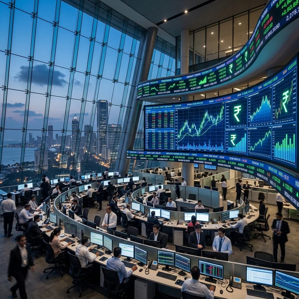 Sensex and Nifty Hit Highs, RBI Drains โน1.19 Lakh Crore Liquidity, and Rupee hovers at 95.28