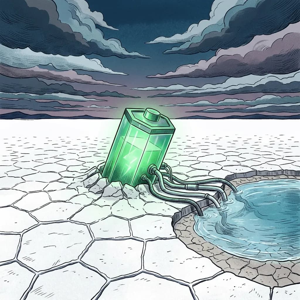 The Hydrological Tax: Why Direct Lithium Extraction is an Ecological Mirage