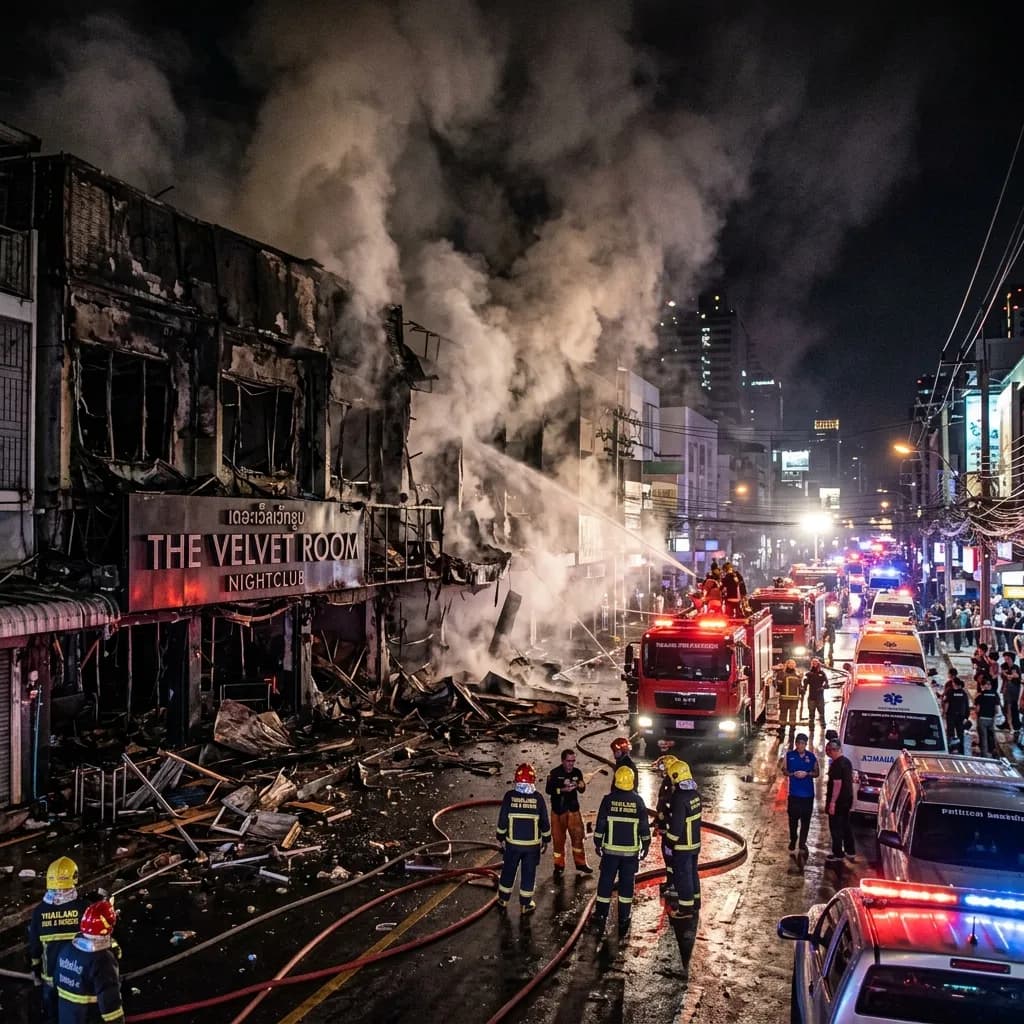 Breaking: Bangkok Pub Fire Kills at Least 27 and Injures 63