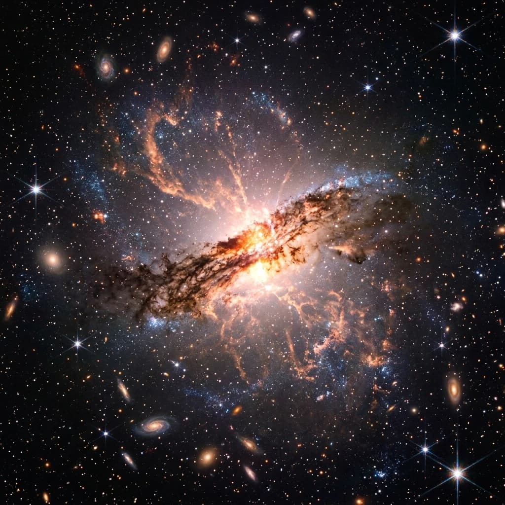 JWST Centaurus A Anniversary, Ancient Nitrogenase Resurrection, and Gold Oxidation Resistance