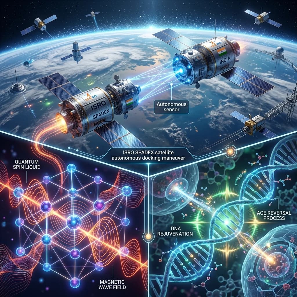 Autonomous Space Docking, Room-Temperature Quantum Liquids, and Epigenetic Reversal